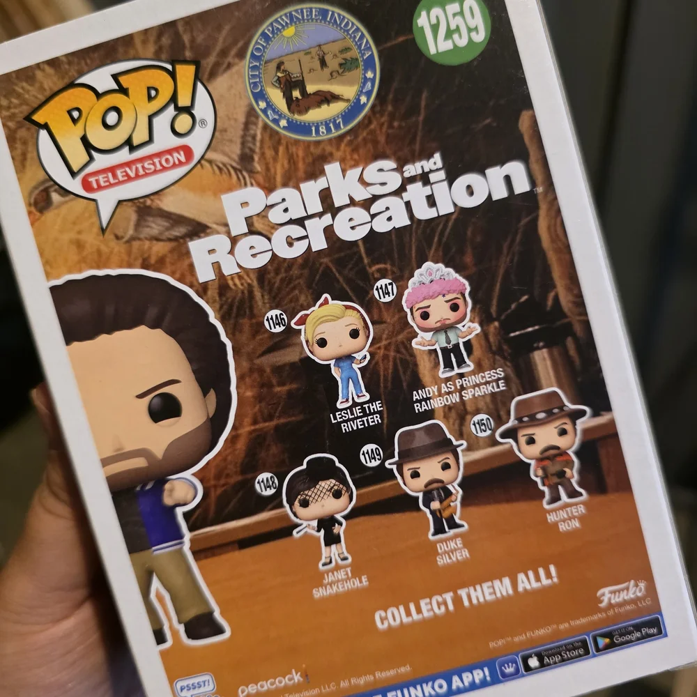 Funko Pop! Parks and Recreation Jeremy Jamm Figure - Picture 3 of 3